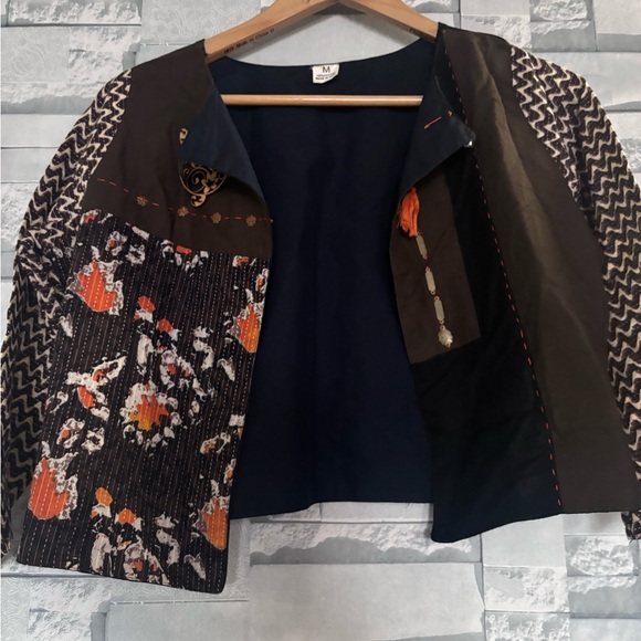 Multicolor Patchwork Jacket - Picture 9 of 10